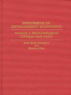 cover image of Epistemics of Development Economics